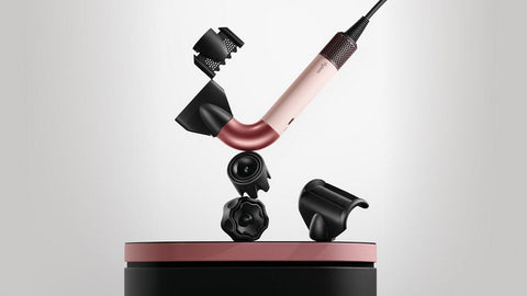 Dyson Supersonic r (Lisse et ondulé, Rose céramique/Or rose)