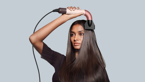 Dyson Supersonic r (Lisse et ondulé, Rose céramique/Or rose)