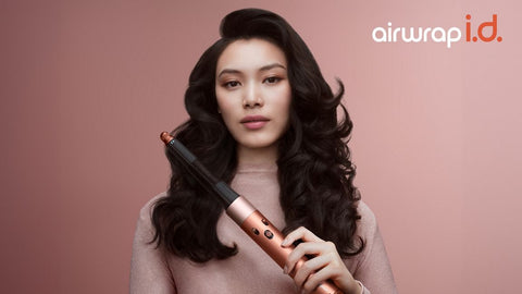 Dyson Airwrap id (droit et ondulé, soie ambrée)
