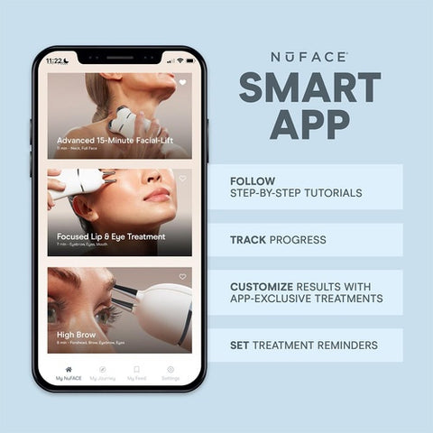 NuFACE TRINITY+ et fixation efficace des lèvres et des yeux